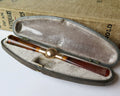 Antique Edwardian 9k Gold & Faux Tortoiseshell Cigarette Holder, London 1919