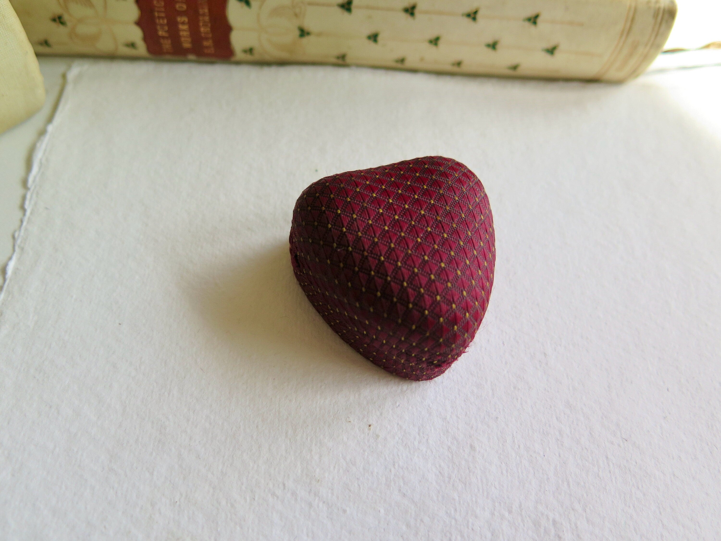 Vintage Heart Shaped Ring Box