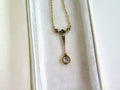 Antique Art Deco Diamond Necklace with roses-cut diamonds