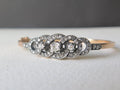 Antique French 18k Gold Diamond Bracelet, Victorian Diamond Bangle 1800s