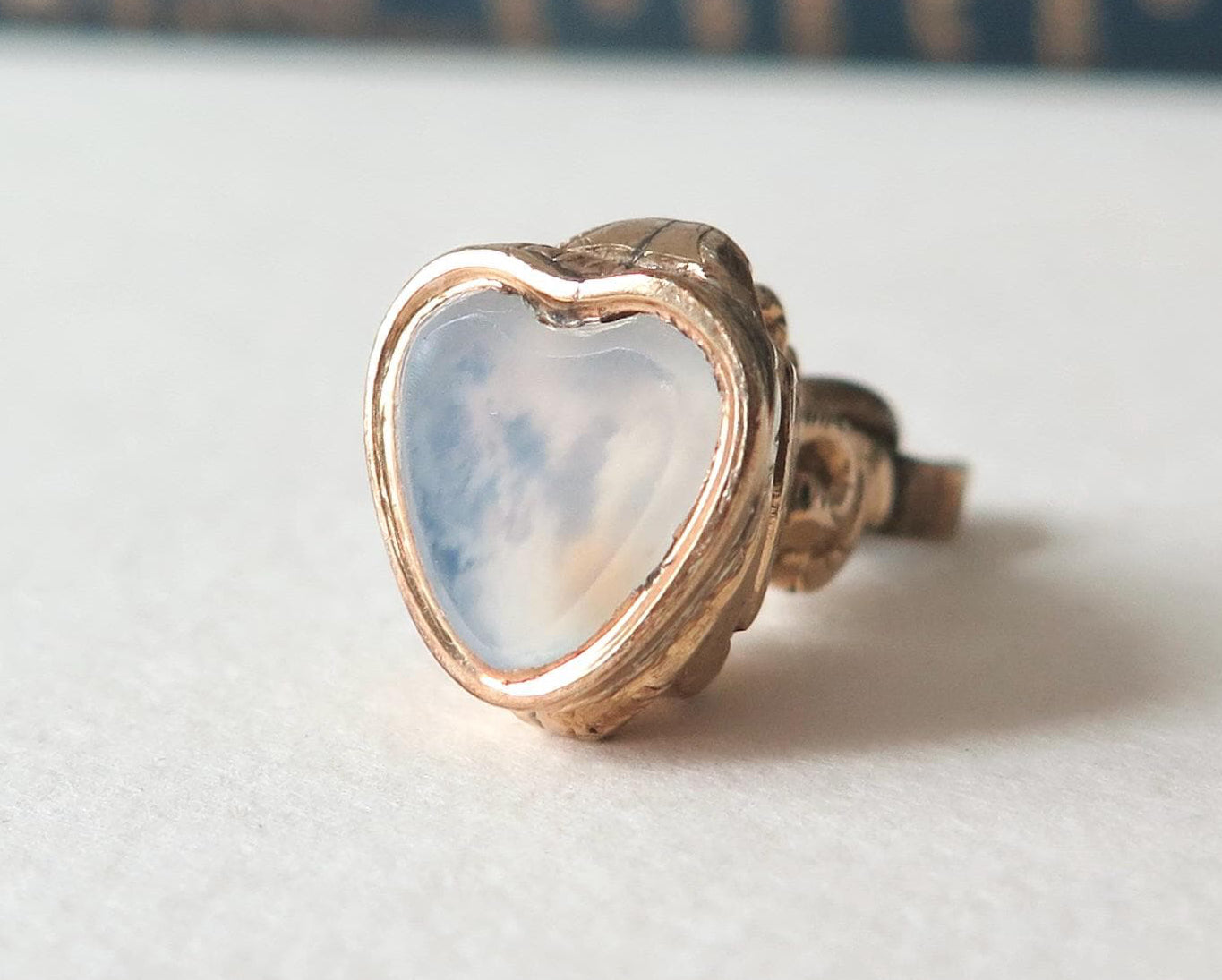 Antique heart shaped fob