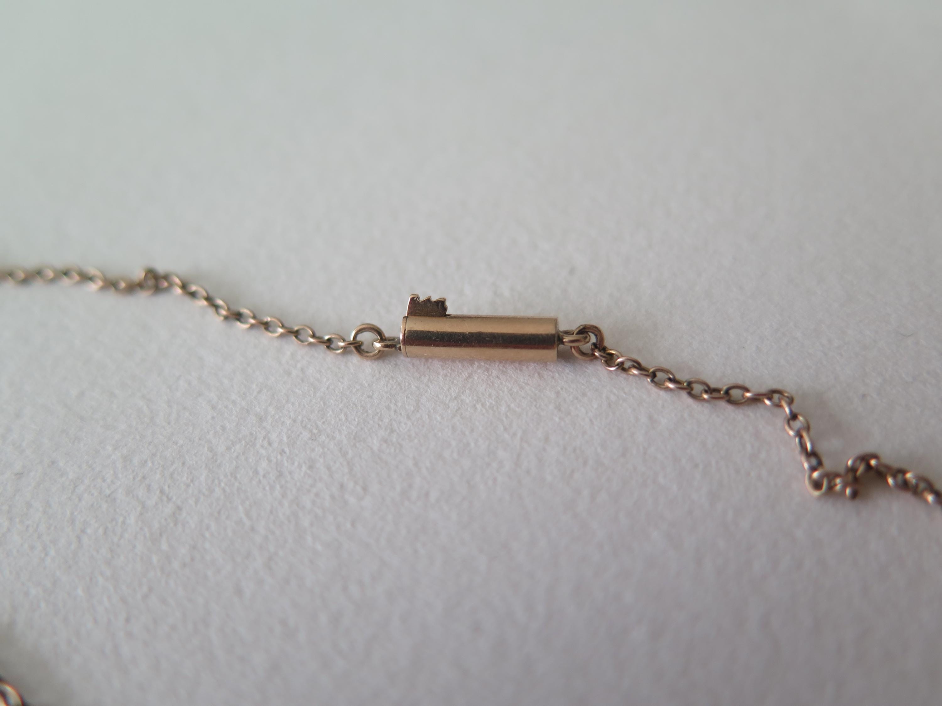 Vintage 9ct Gold Opal Necklace, Art Nouveau Revival 1940s Pendant