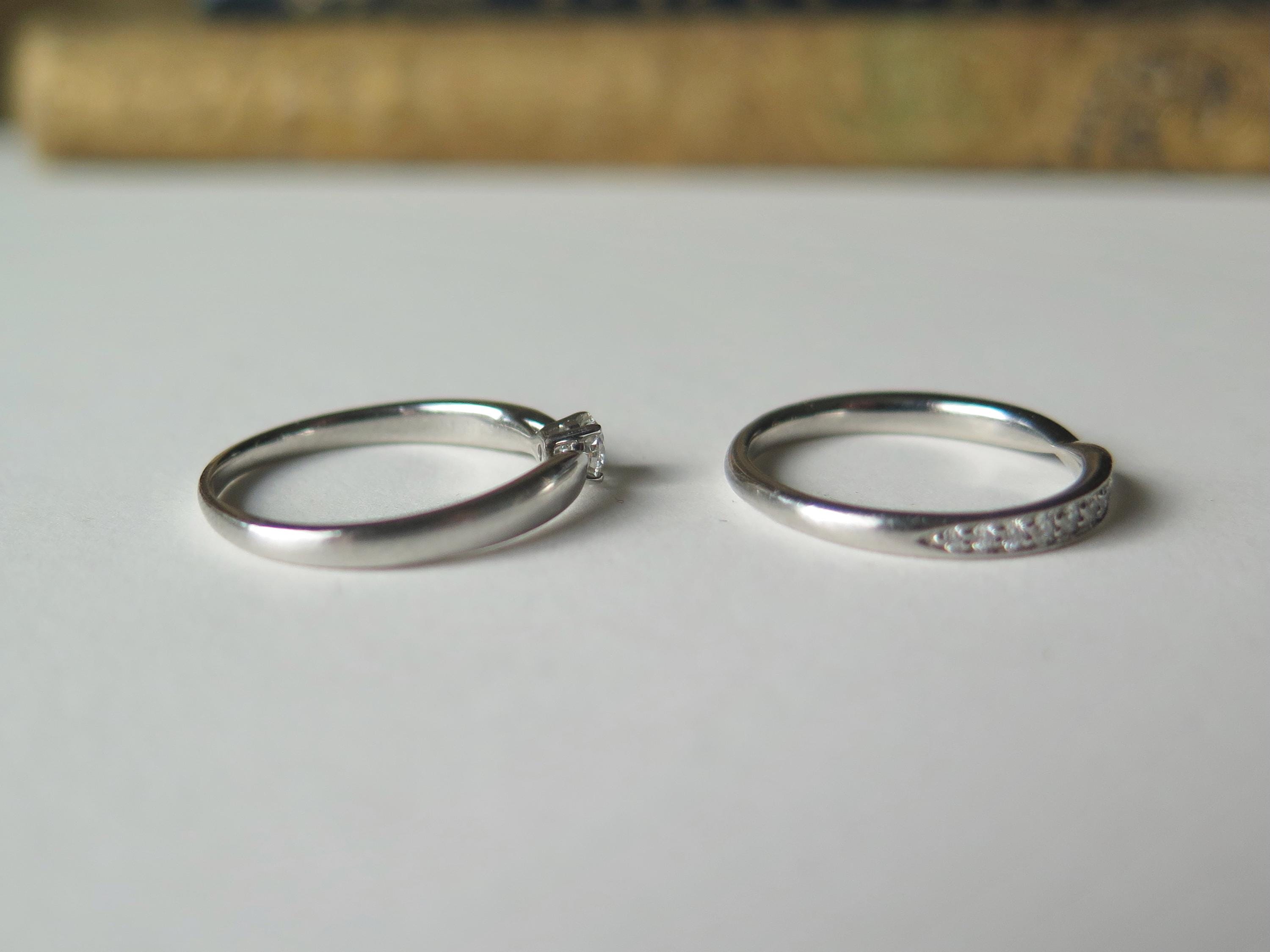 Vintage Tiffany & Co. Wedding Set "Harmony", Bridal Set in Platinum and Diamonds