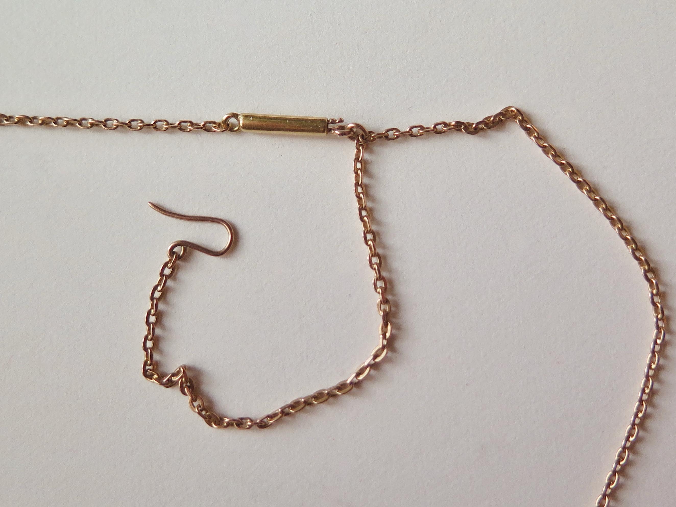 Antique Lapis Lazuli Lavalier Necklace, 15k Gold, Celestial Drop Pendant
