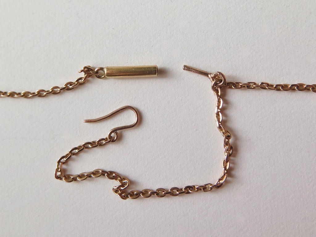 Antique Lapis Lazuli Lavalier Necklace, 15k Gold, Celestial Drop Pendant