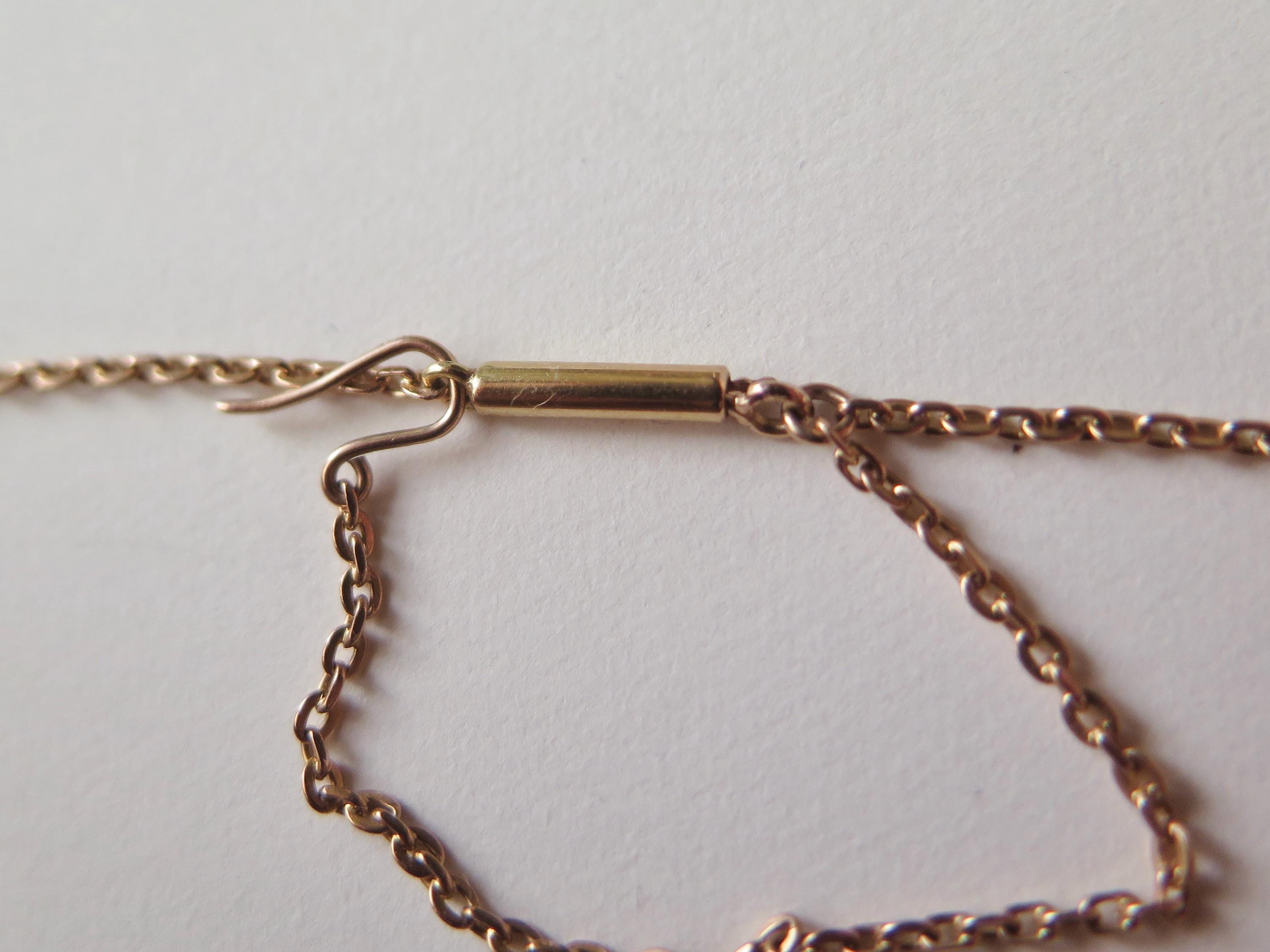 Antique Lapis Lazuli Lavalier Necklace, 15k Gold, Celestial Drop Pendant