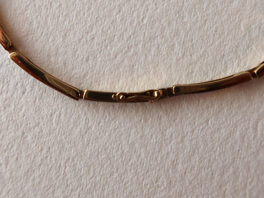 Antique Art Deco Diamond Bracelet, 18k Gold, Rose Cut Diamonds